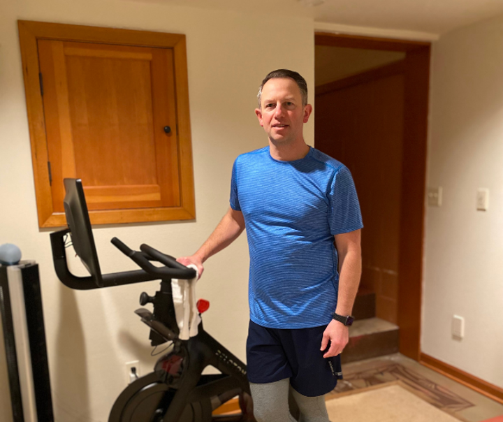 Home sweet home gym: Making space for exercise