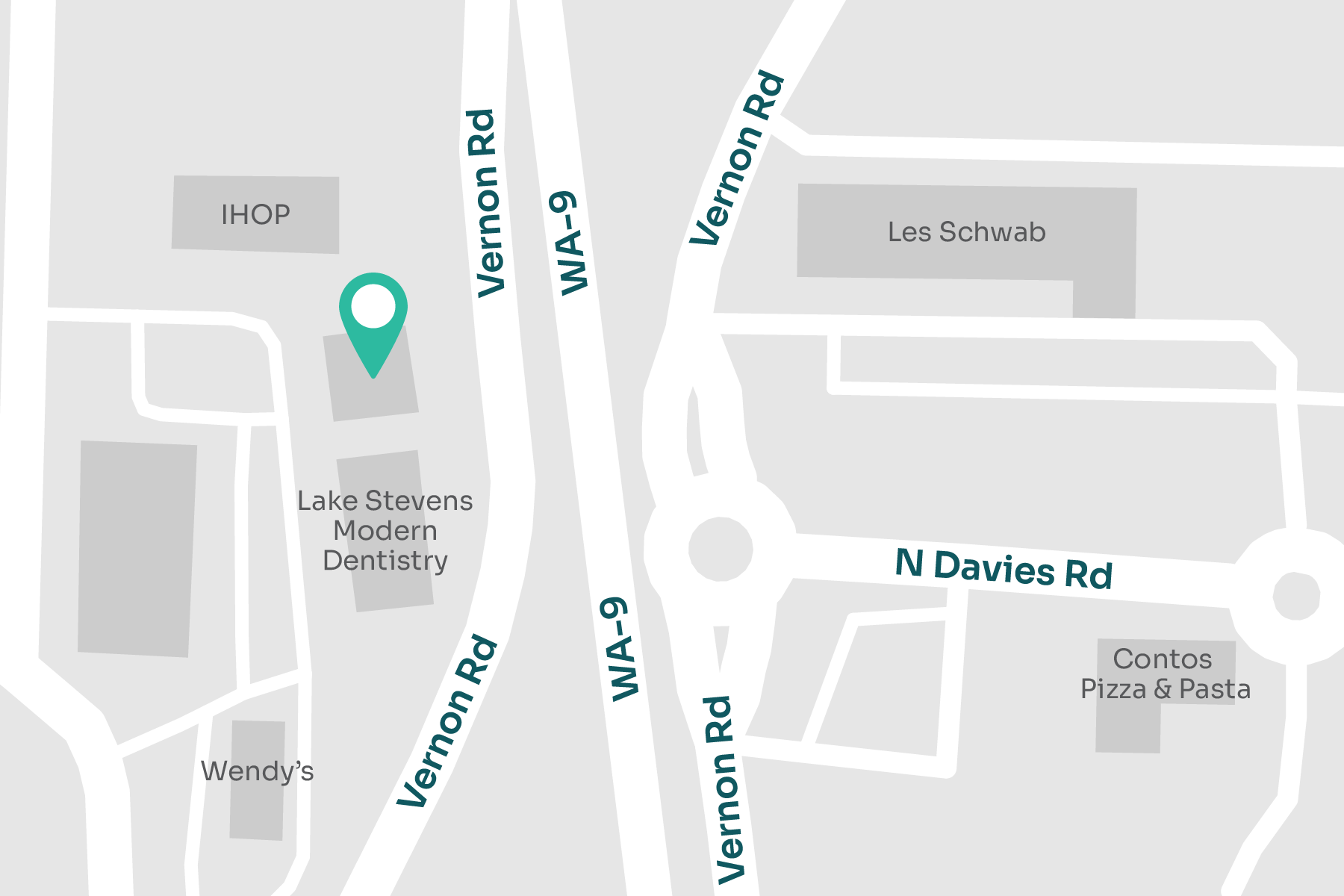 A map displaying location of MultiCare Indigo Urgent Care - Lake Stevens
