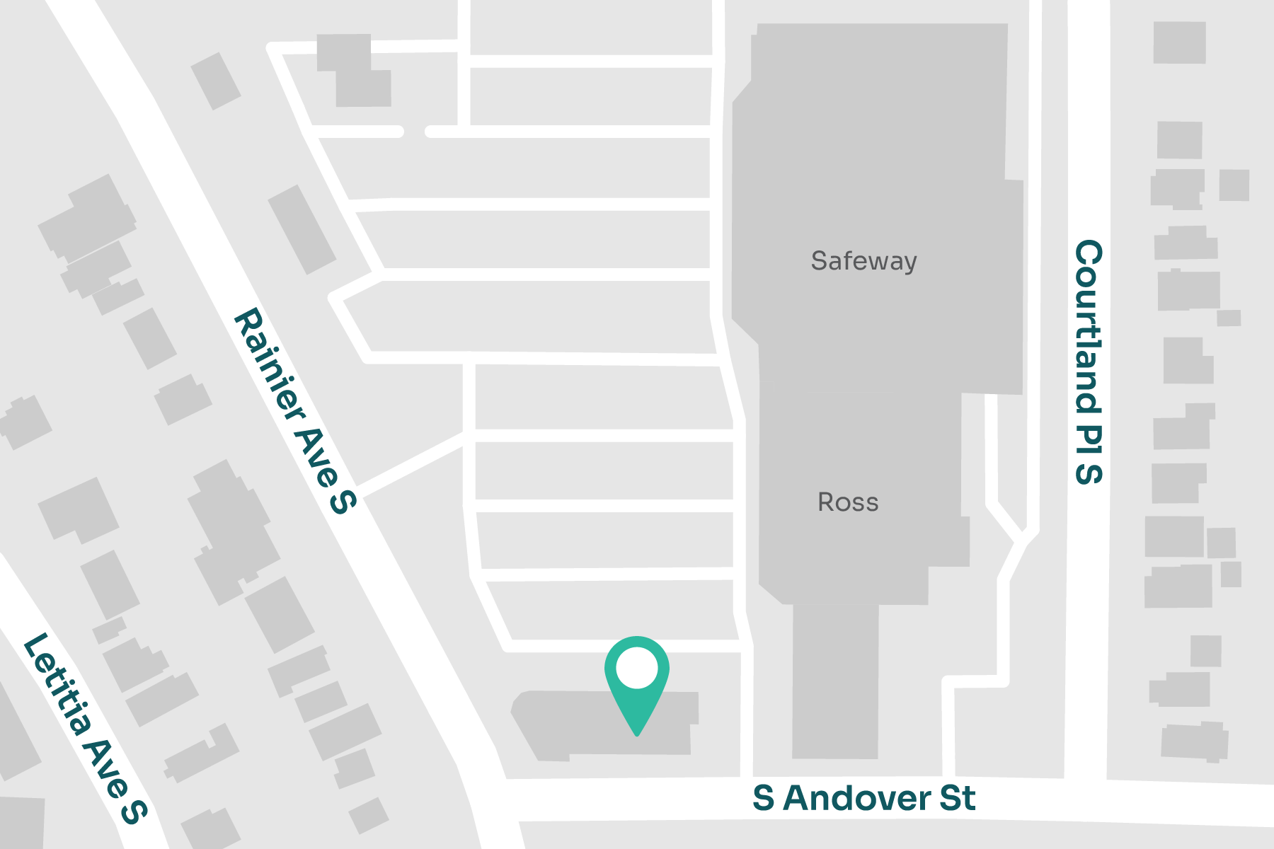 A map displaying location of MultiCare Indigo Urgent Care - Seattle