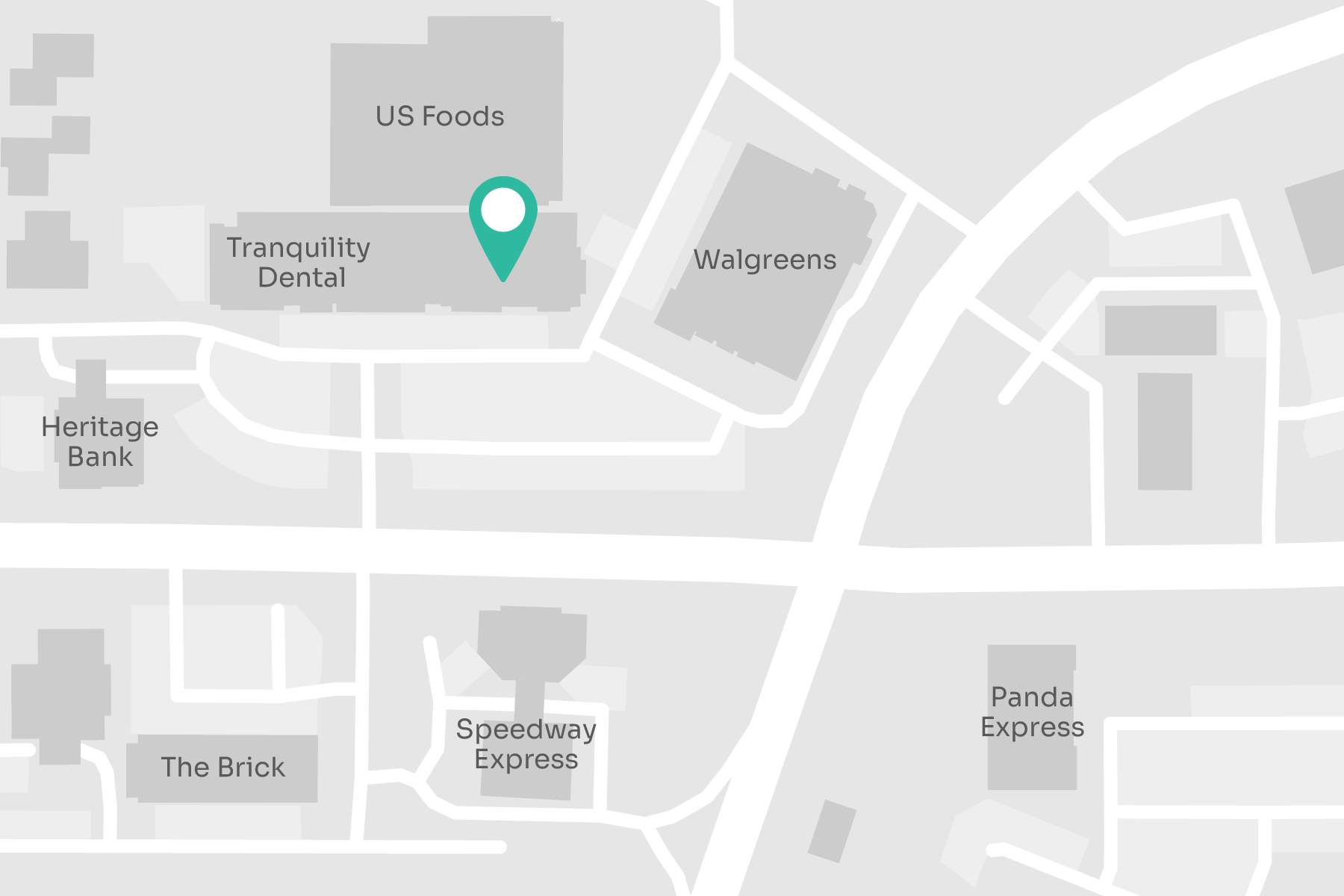 A map displaying location of MultiCare Indigo Urgent Care - Tumwater